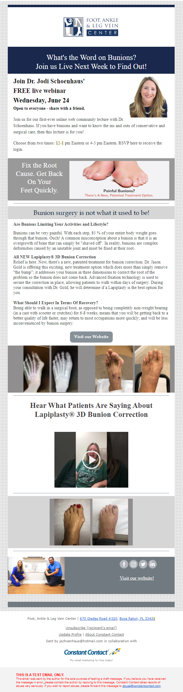 Lecture on New Lapiplasty® 3D Bunion Correction