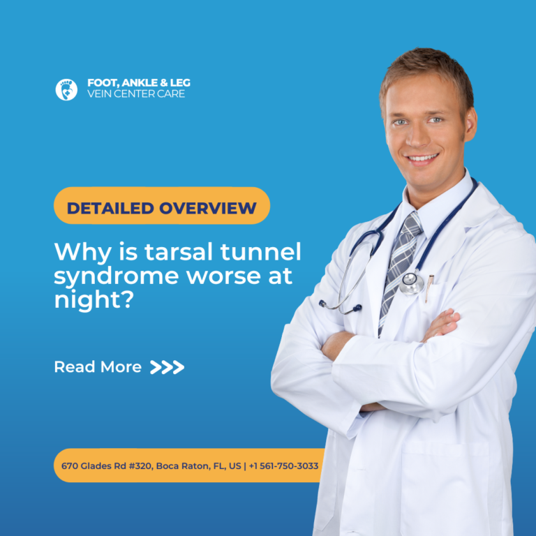 Why is tarsal tunnel syndrome worse at night